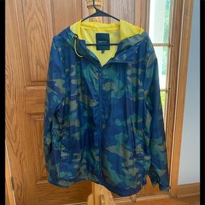 Mens hooded windbreaker